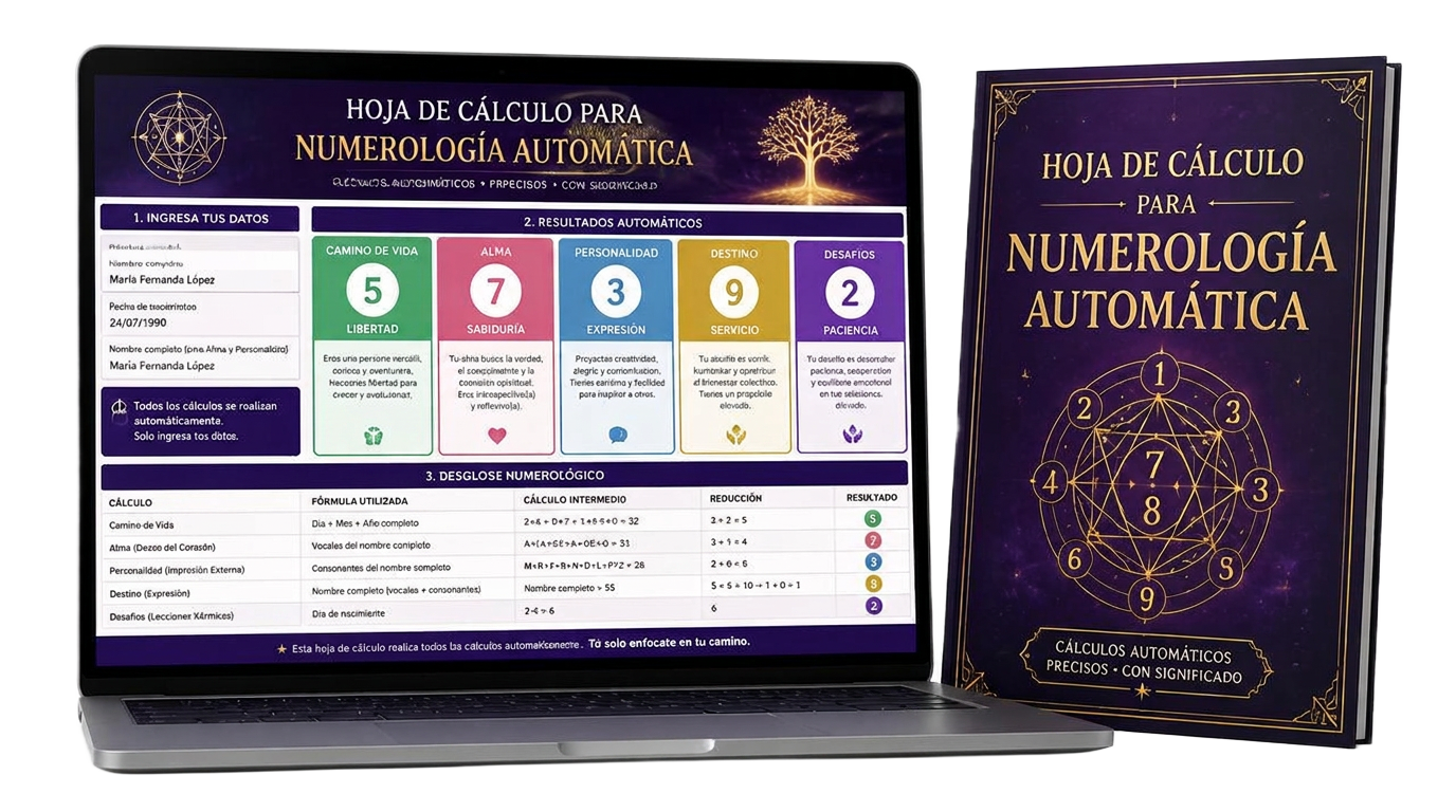Hoja de Cálculo para Numerología Automática